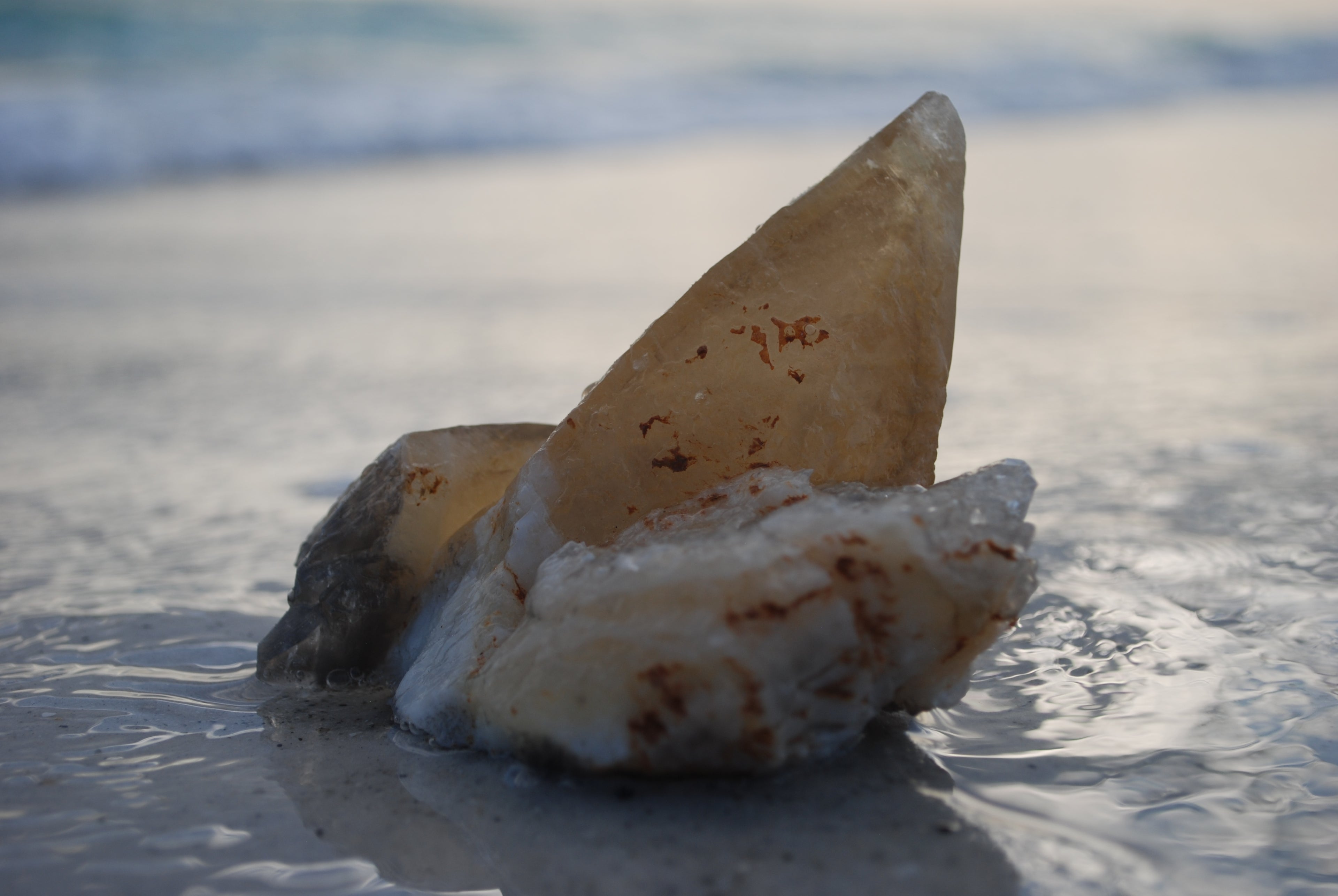 Golden Calcite Phantom Point