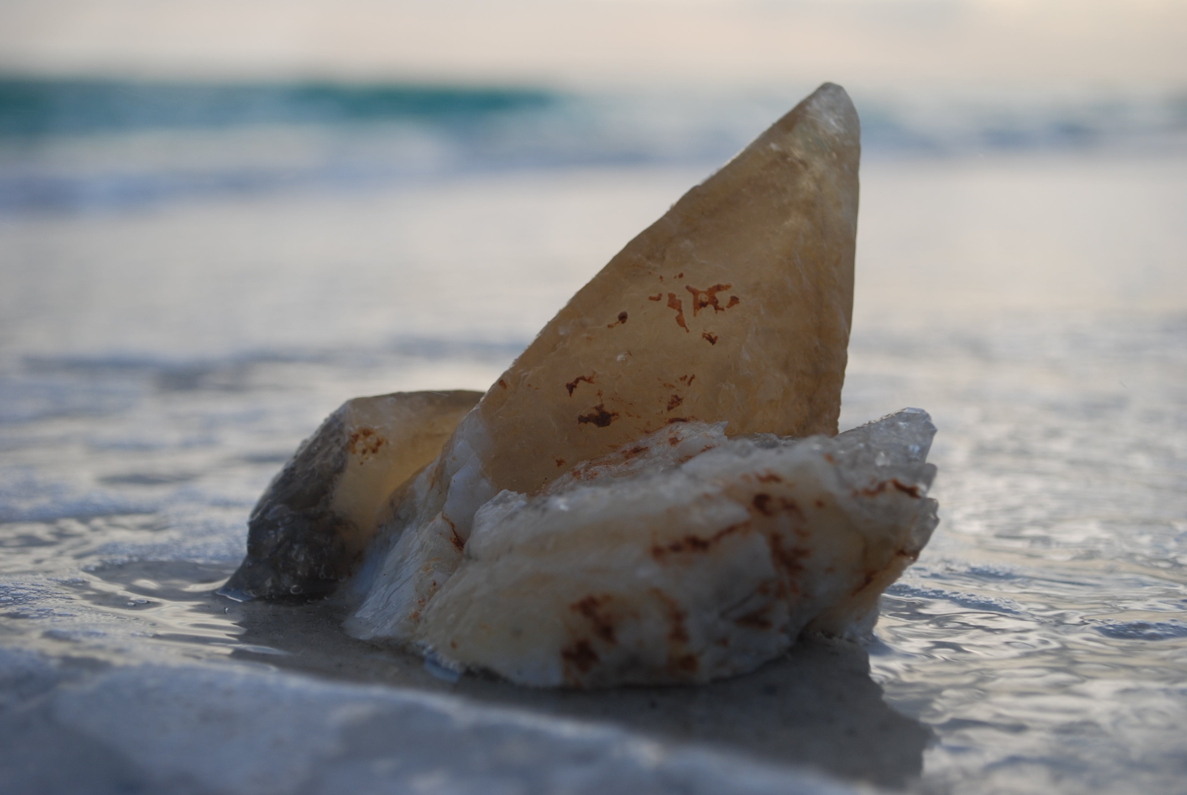 Golden Calcite Phantom Point