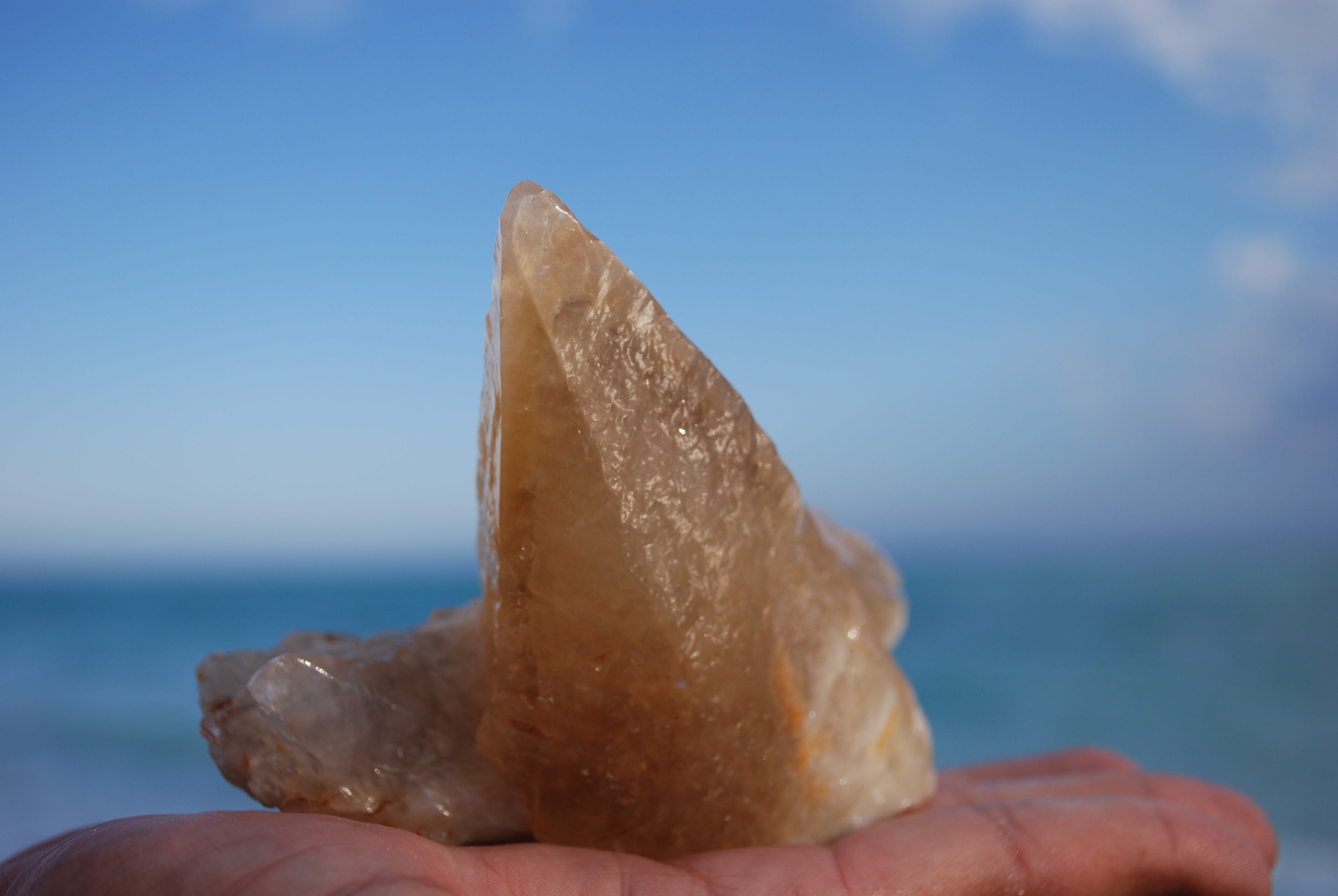 Golden Calcite Phantom Point