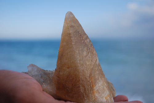 Golden Calcite Phantom Point