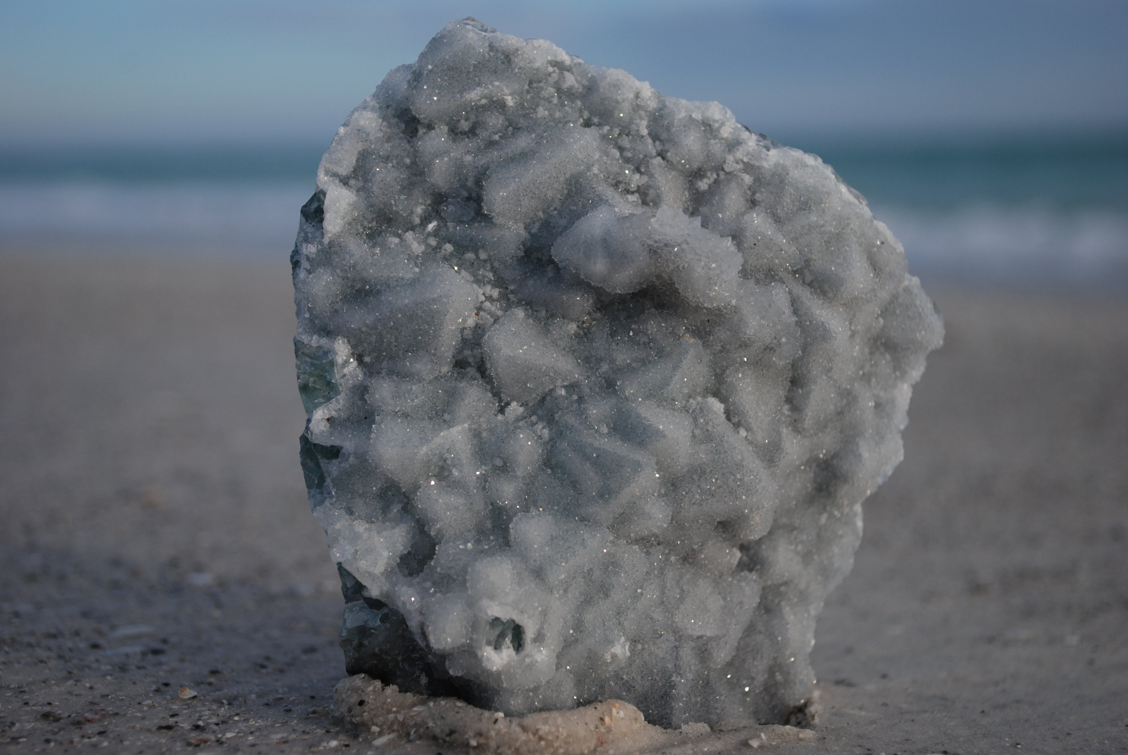 Fluorite with Druzy Quartz